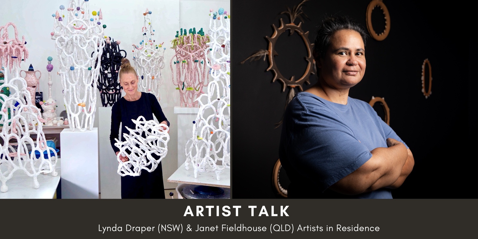 Banner image for Artist Talk: Lynda Draper + Janet Fieldhouse