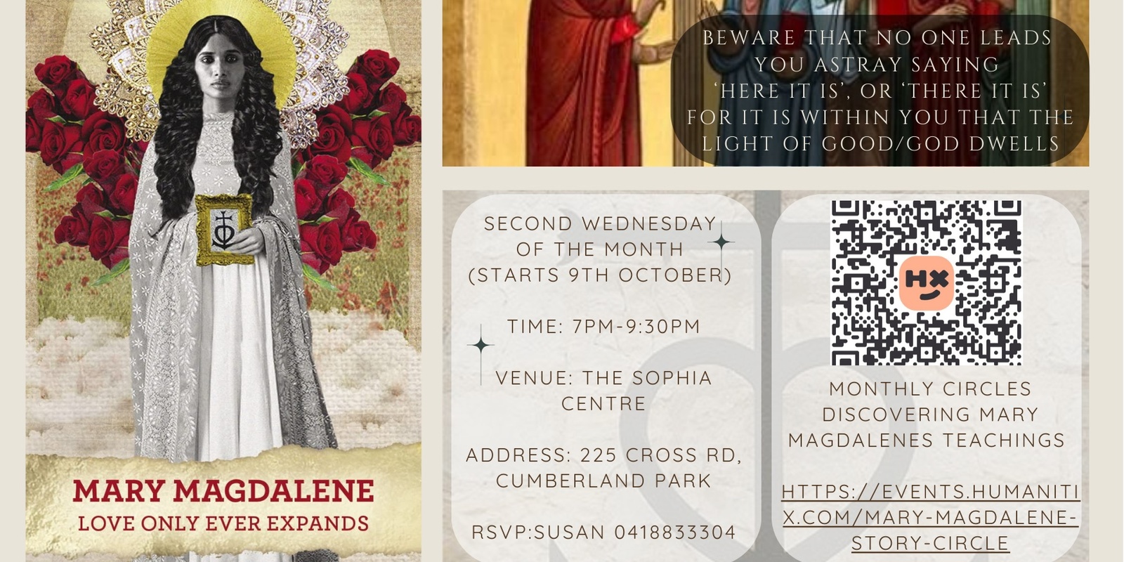 Banner image for Mary Magdalene Circle - Sophia Centre