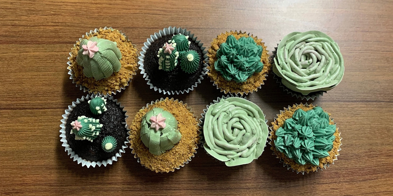 Banner image for Cactus cupcake decorating class