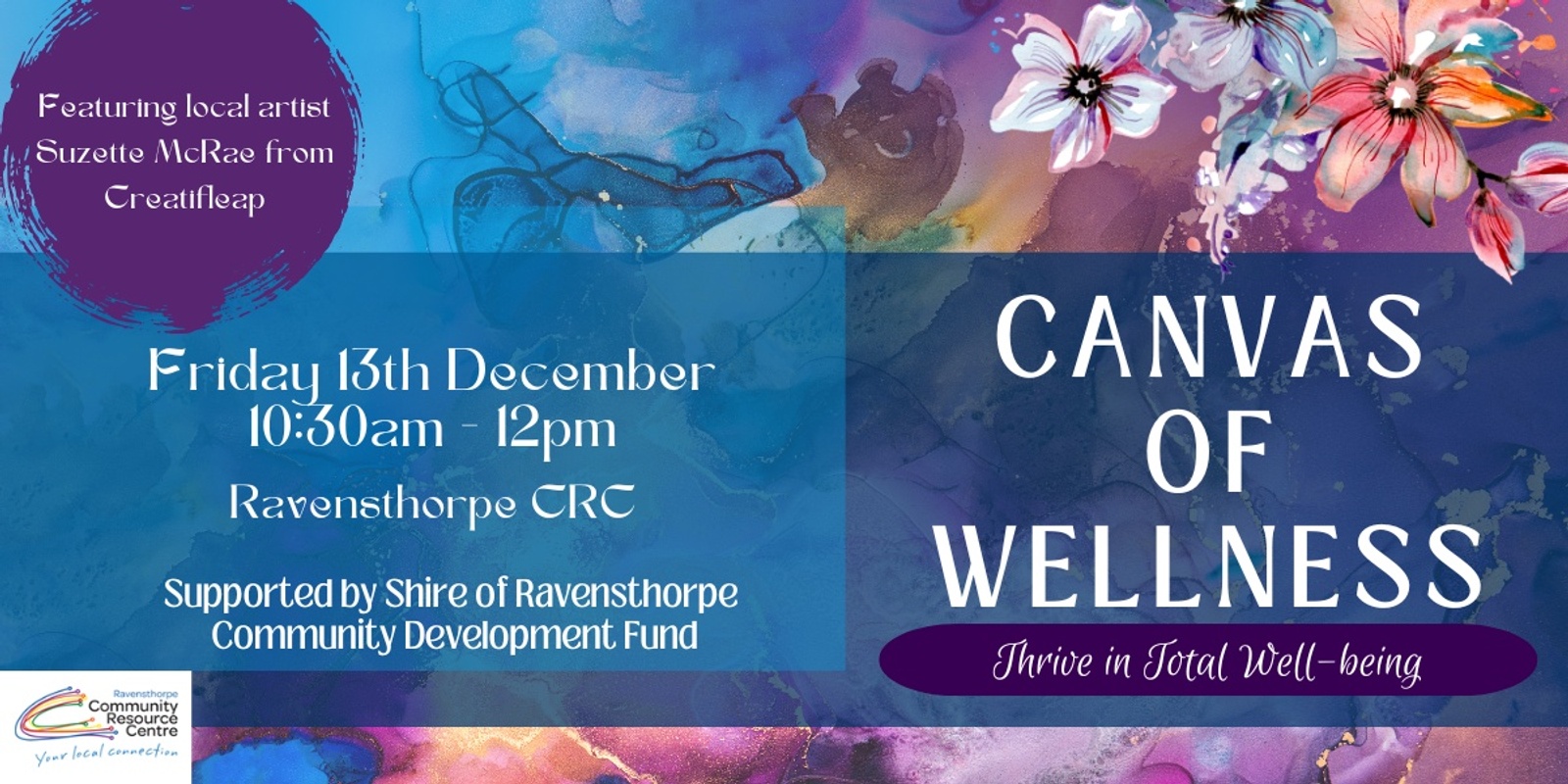 Banner image for Canvas of Wellness: Thrive in Total Well-being