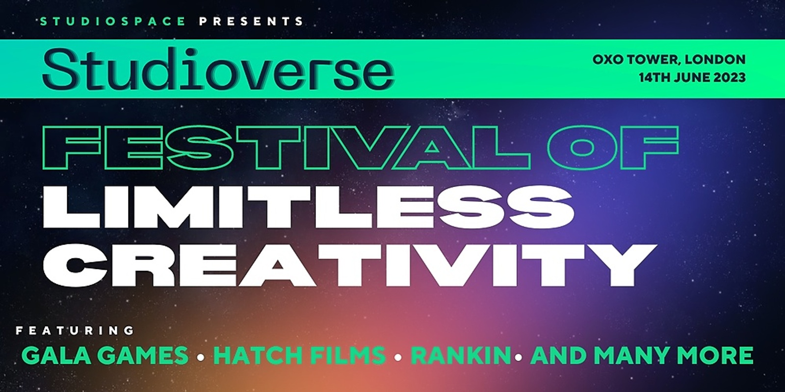 Banner image for Studioverse - Festival of Limitless Creativity