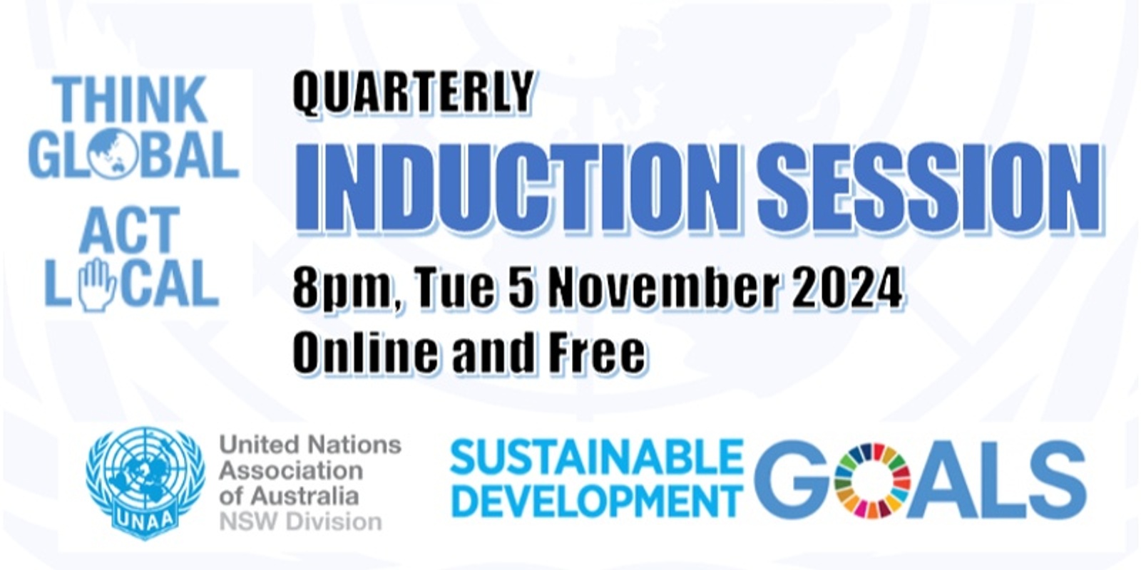 Banner image for UNAA NSW Quarterly Induction Session - Nov 2024