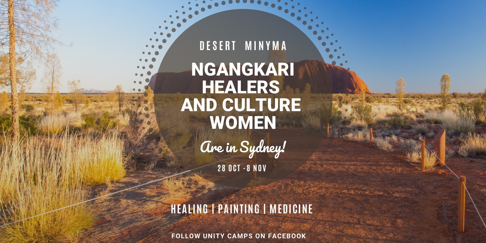 Banner image for Minyma Puti Nguru - Women from the Desert bring Healing, Painting, Weaving and Dancing