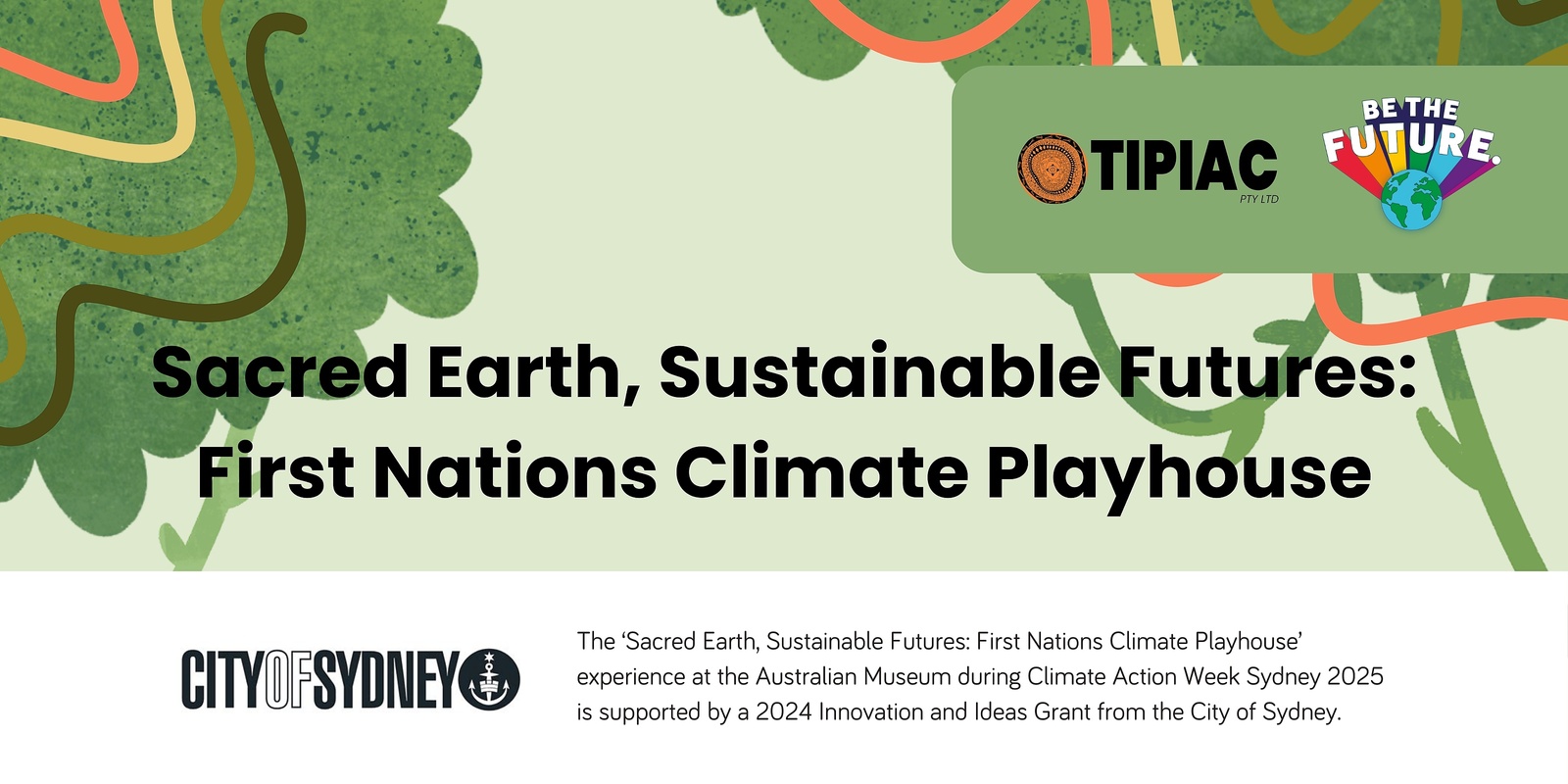 Banner image for Sacred Earth, Sustainable Futures: First Nations Climate Playhouse - Primary Schools