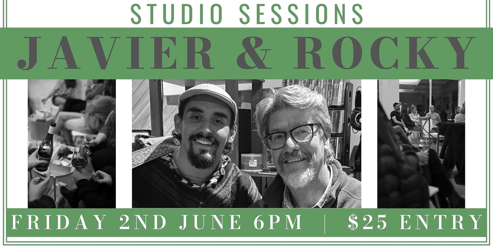 Banner image for The Corner Store Studio Sessions | Javier and Rocky