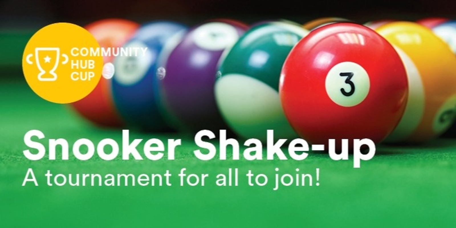 Banner image for Snooker Shake-up: Pool Tournament 