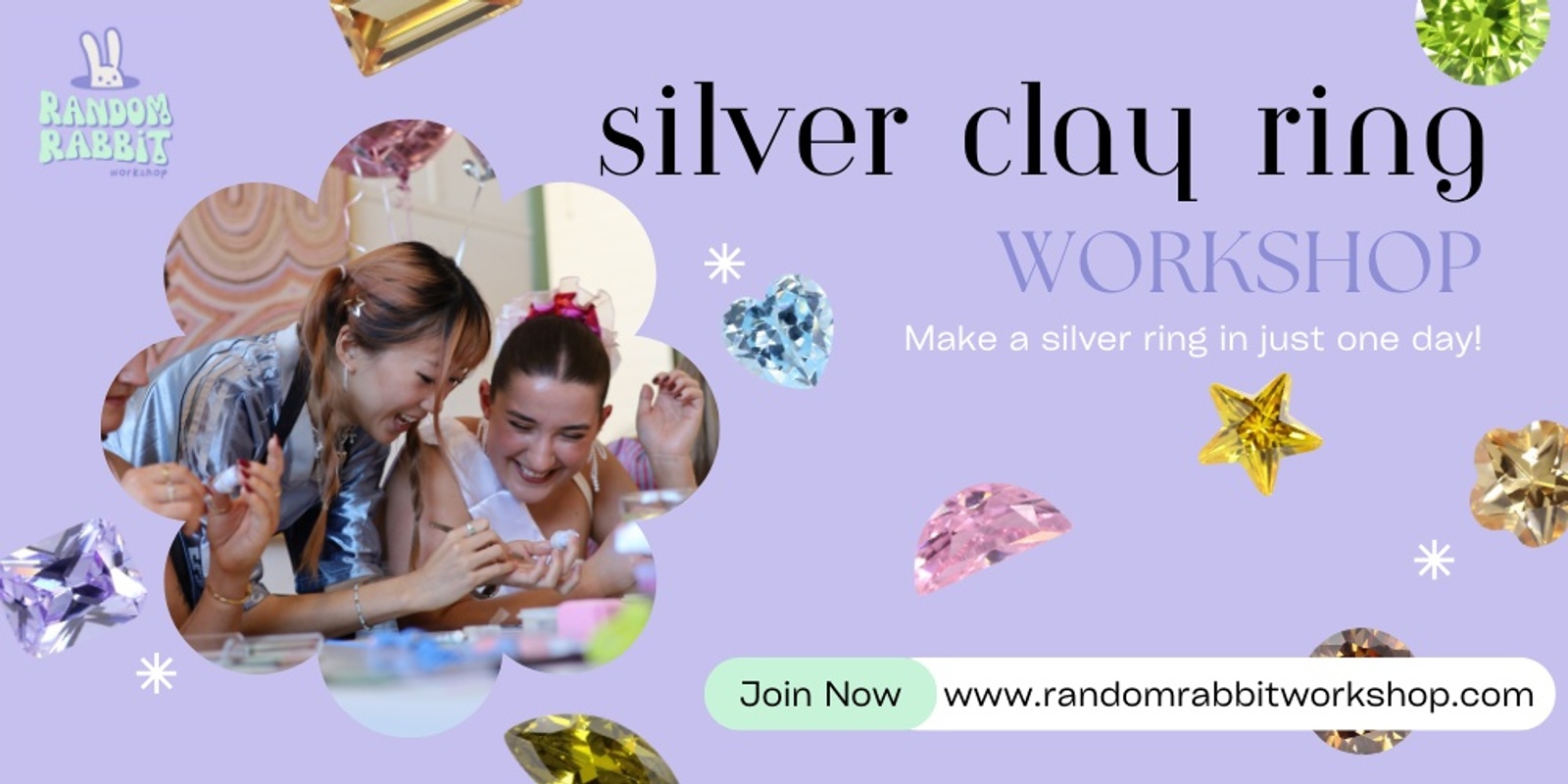 Banner image for Silver Clay Ring Making Workshop