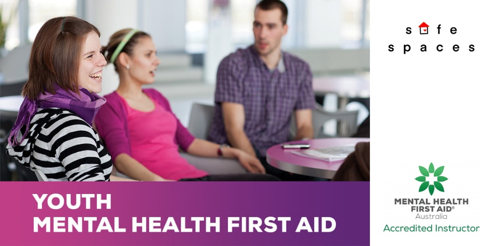 Youth Mental Health First Aid Marrickville Humanitix