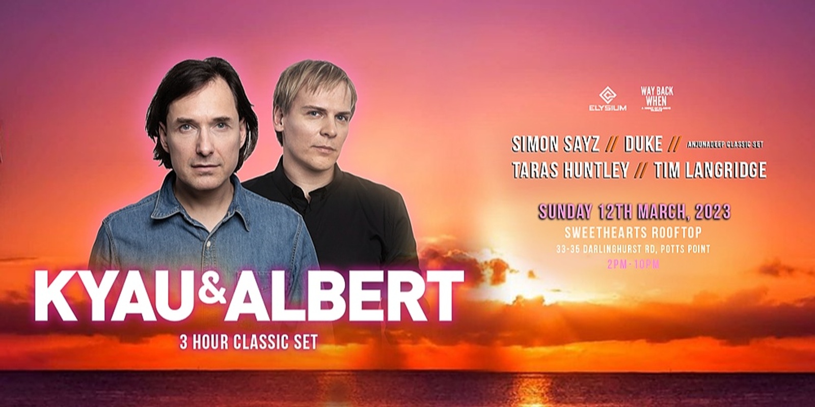 Banner image for Kyau & Albert Sydney [3 hour classic set]