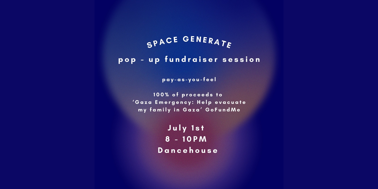 Banner image for Space Generate Pop-Up Fundraiser Session