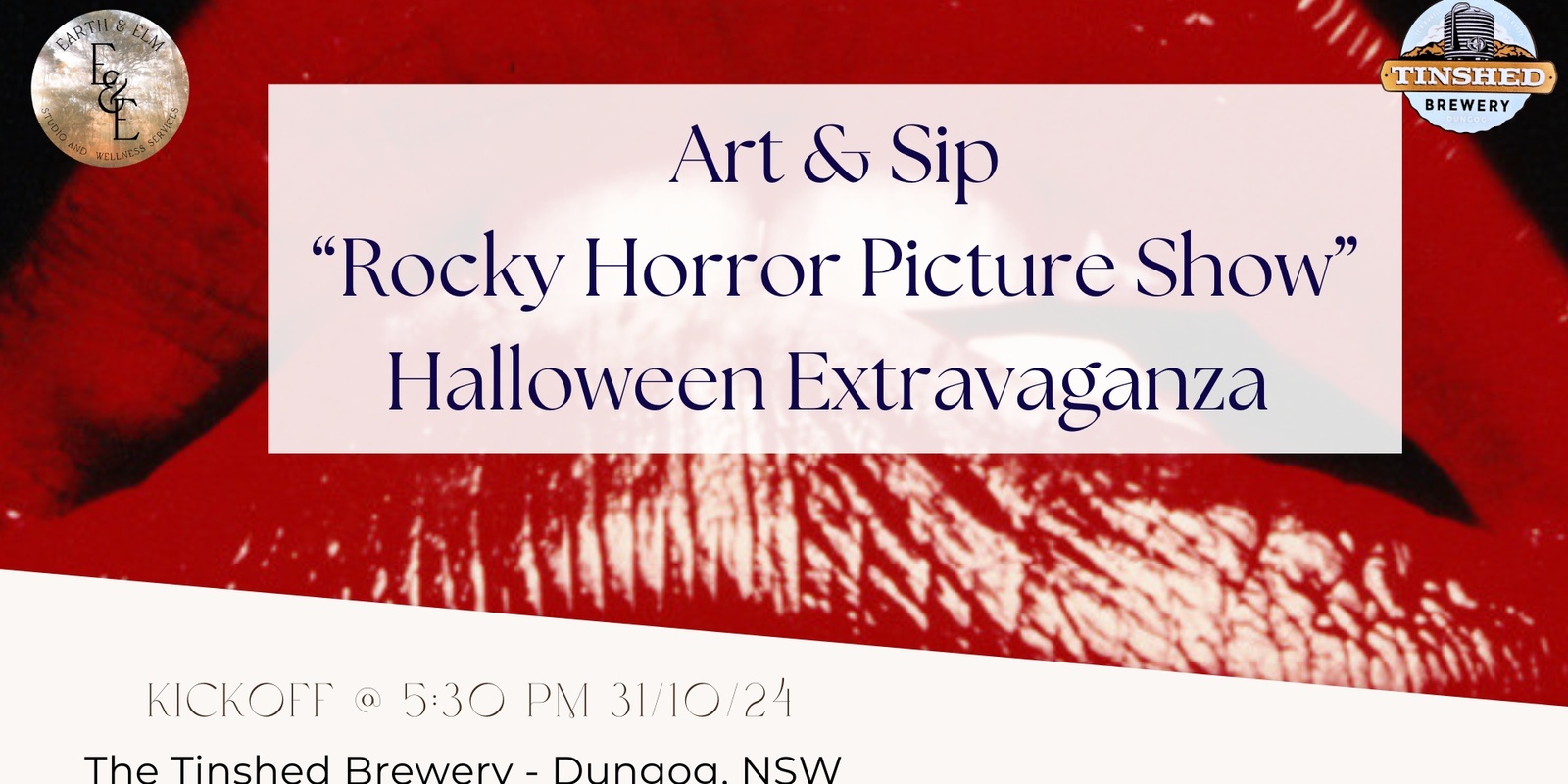 Banner image for Art & Sip: Rocky Horror Picture Show Halloween Extravaganza