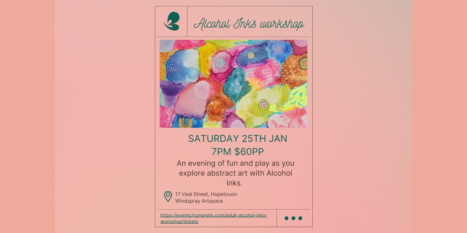 Banner image for Adult Alcohol Inks Workshop