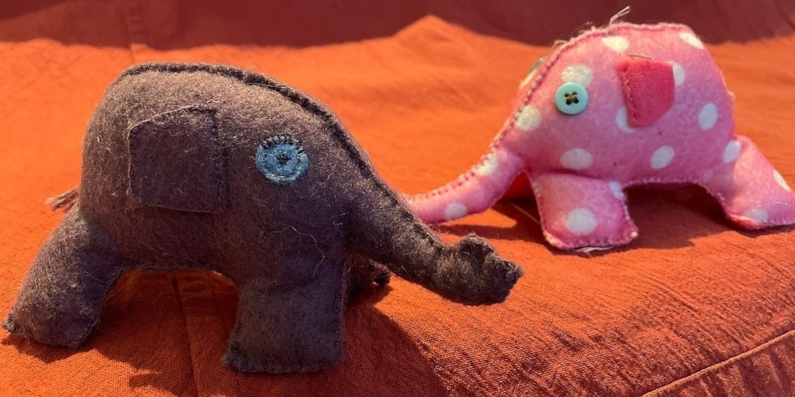 Banner image for Queer Social Brunswick: Sew your own Plush Toy Elephant with Robert