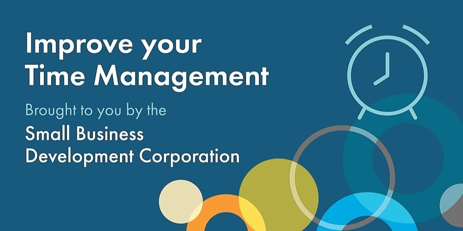 Banner image for Improve your Time Management