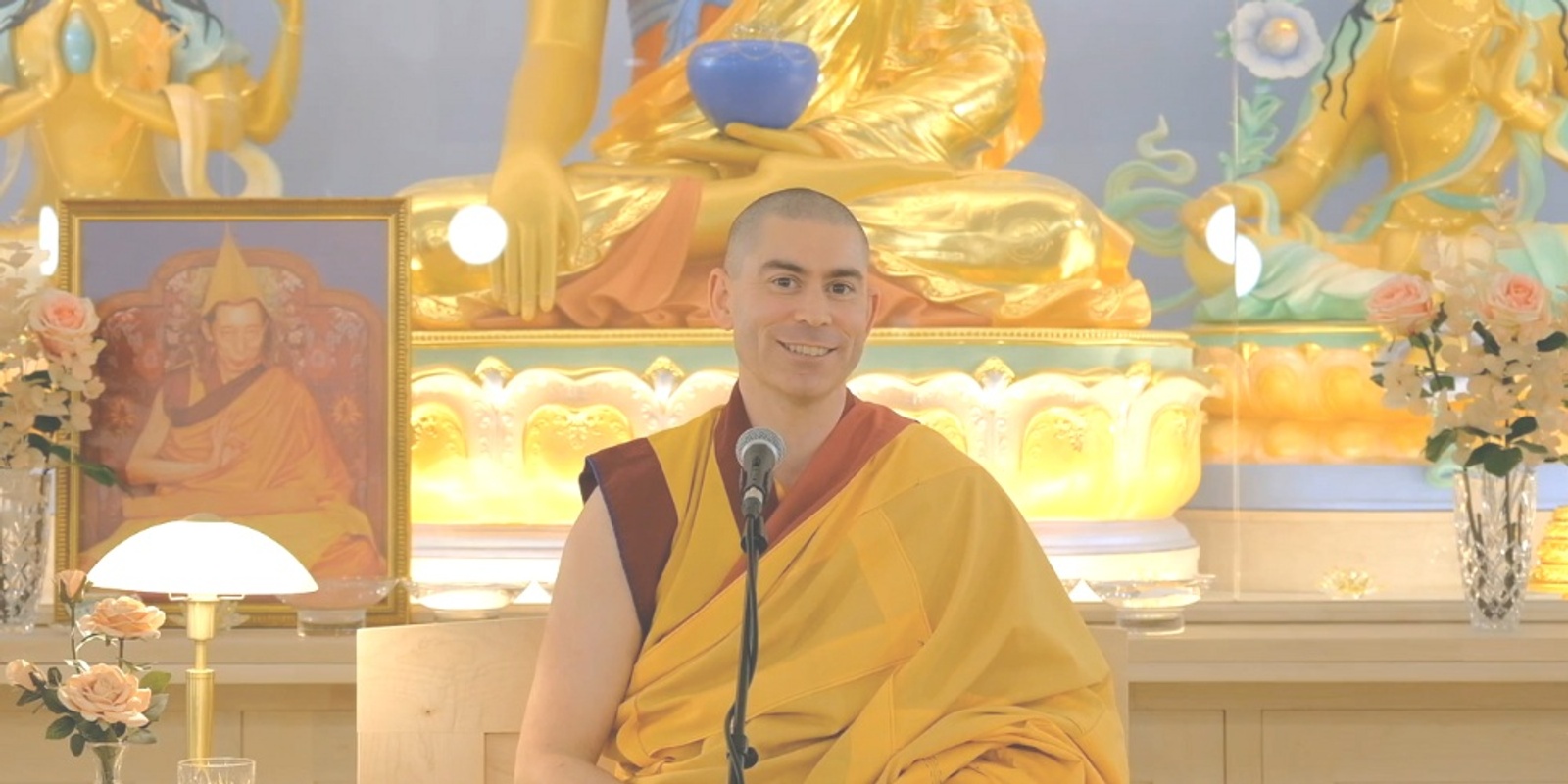 Banner image for The Secret to Buddha's Smile: Discover the Joy of Meditation - Special Event with Gen Kelsang Rabten