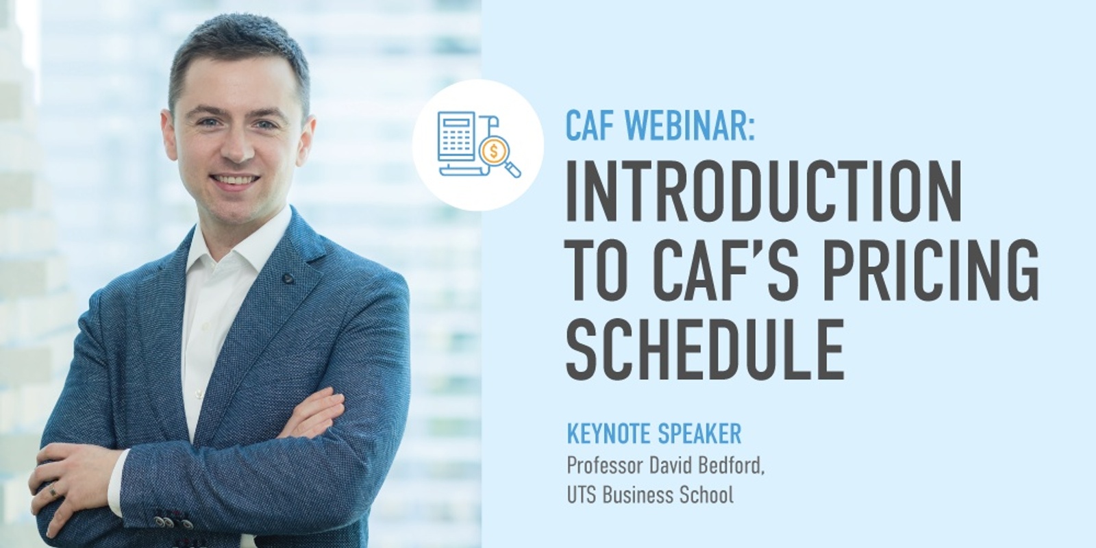 Banner image for Webinar: Introduction to CAF's Pricing Schedule 