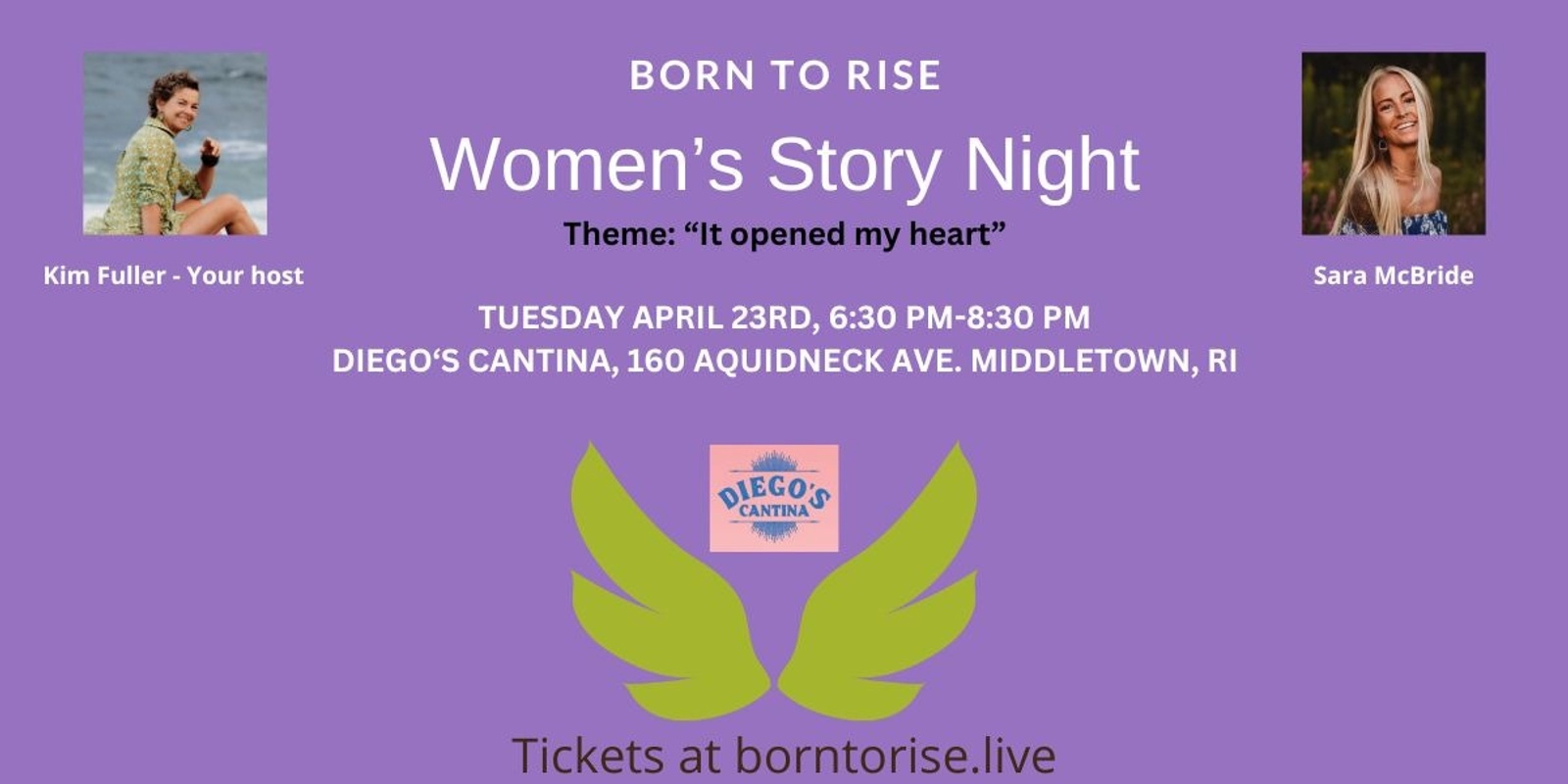 Banner image for Born to Rise™ Women's Story night 4/23/2024