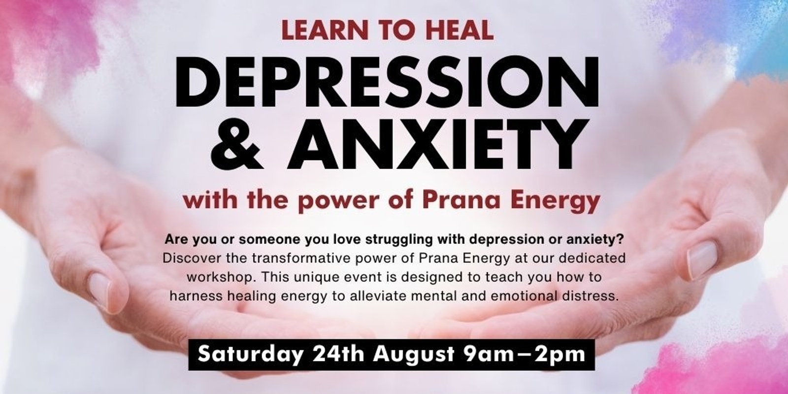 Banner image for Learn to heal Depression & Anxiety with Prana Energy