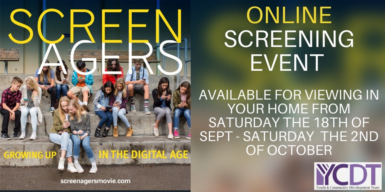 Banner image for SCREENAGERS: GROWING UP IN THE DIGITAL AGE VIEWING