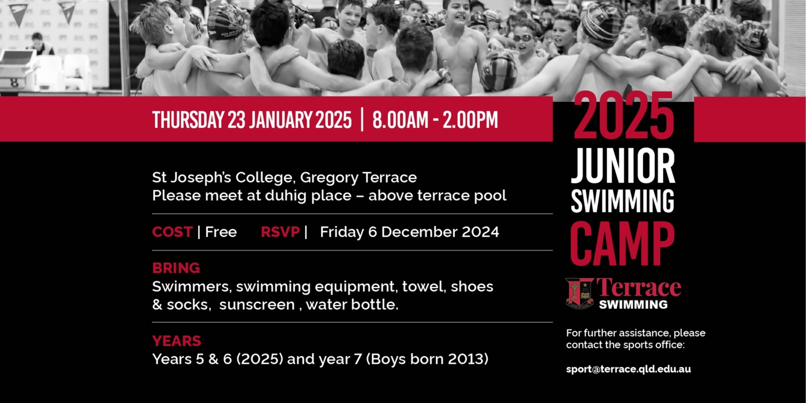 Banner image for 2025 Junior Swimming Camp