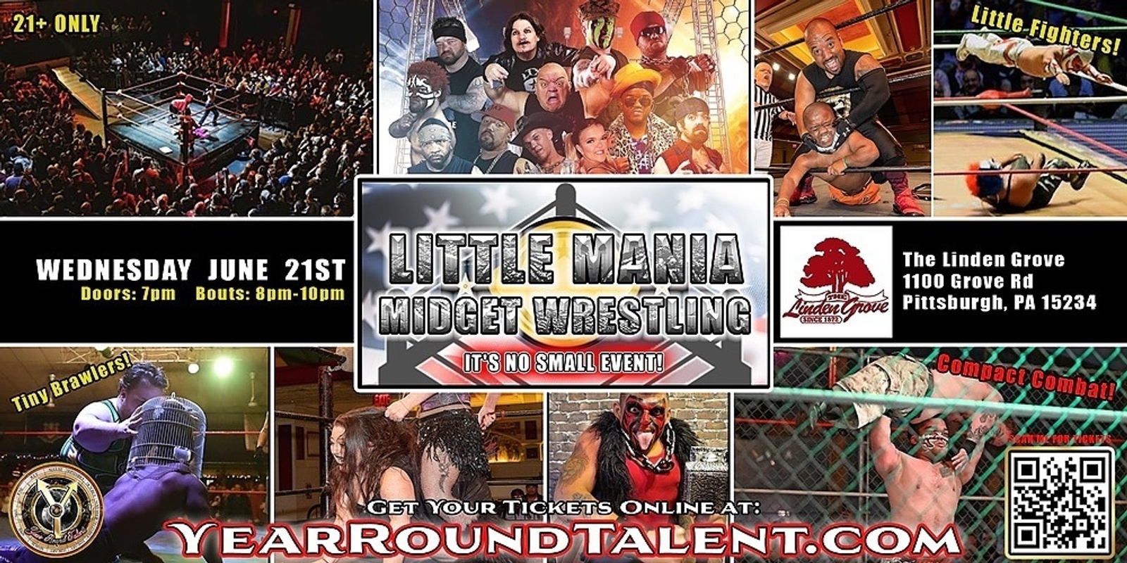 Banner image for Pittsburgh, PA - Little Mania Micro Wrestlers Tear Through the Ring!