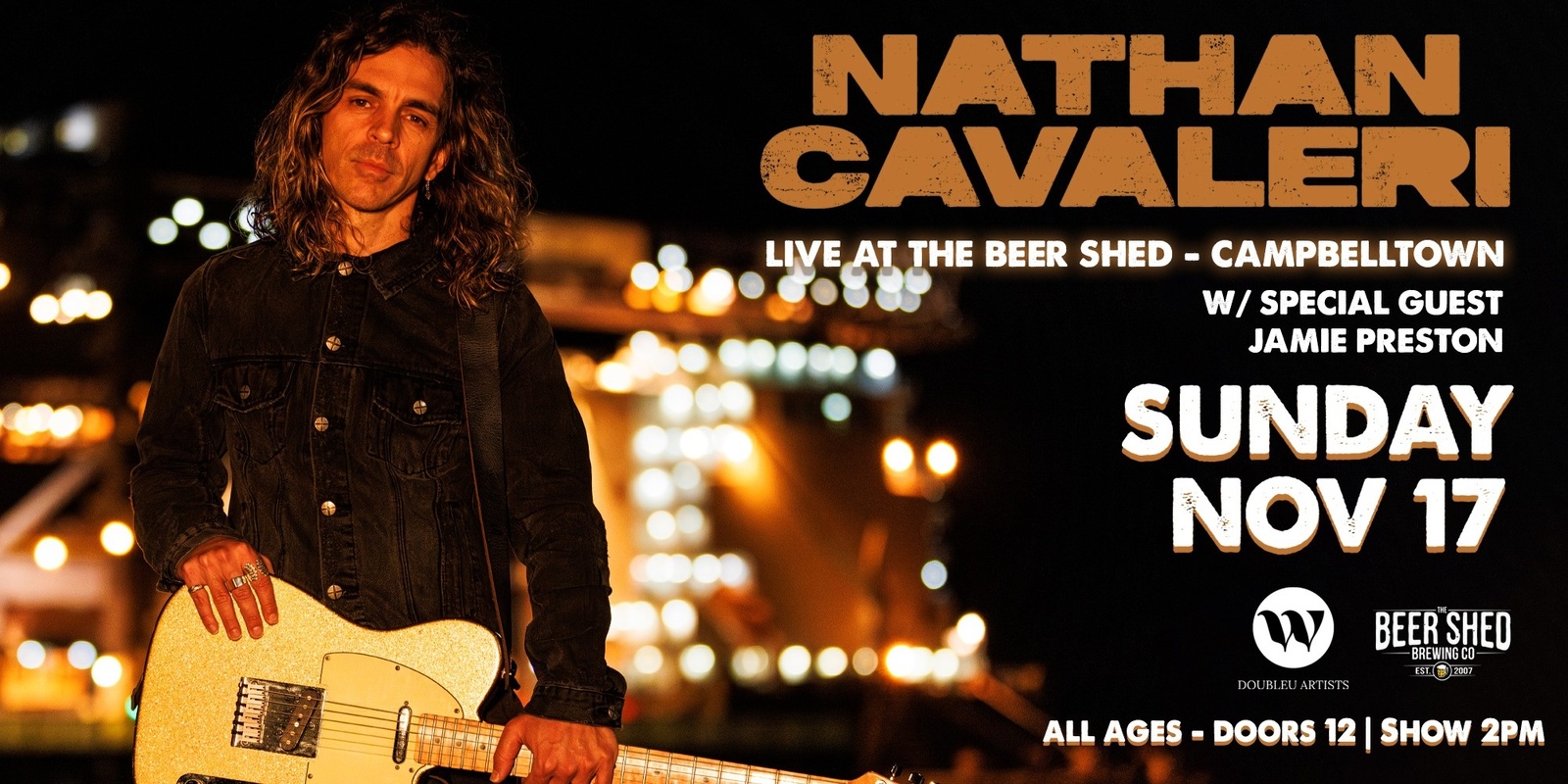 Banner image for Nathan Cavaleri Live at The Beer Shed