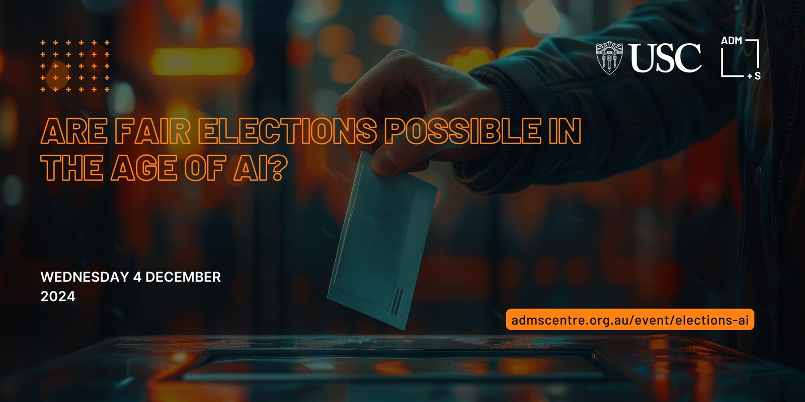 Banner image for Are Fair Elections Possible In The Age Of AI?