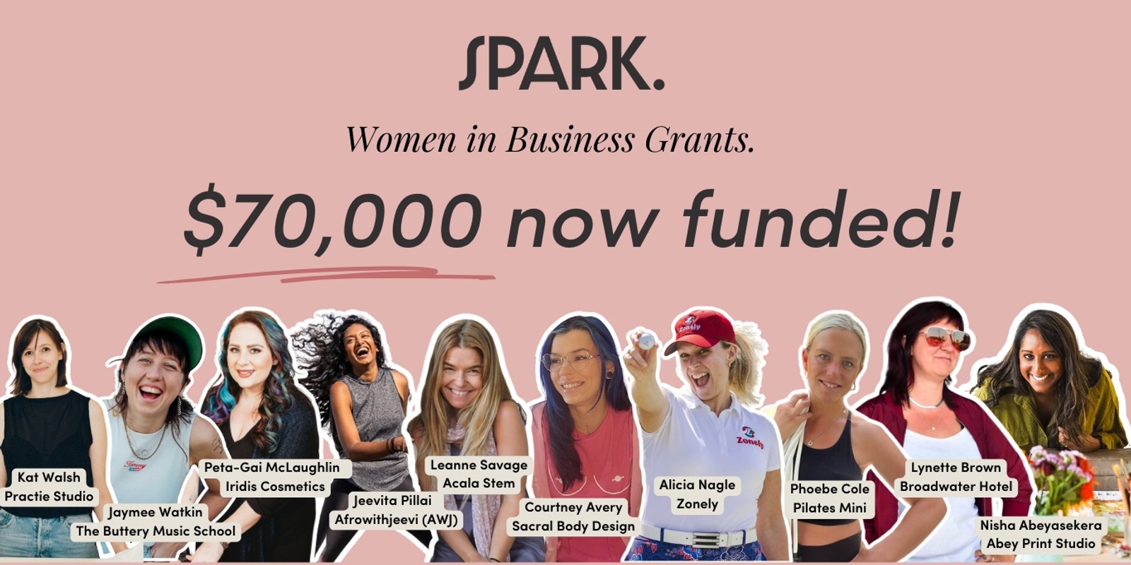 Banner image for SPARK Women in Business Grants - Ask Me Anything Event - Round SIX