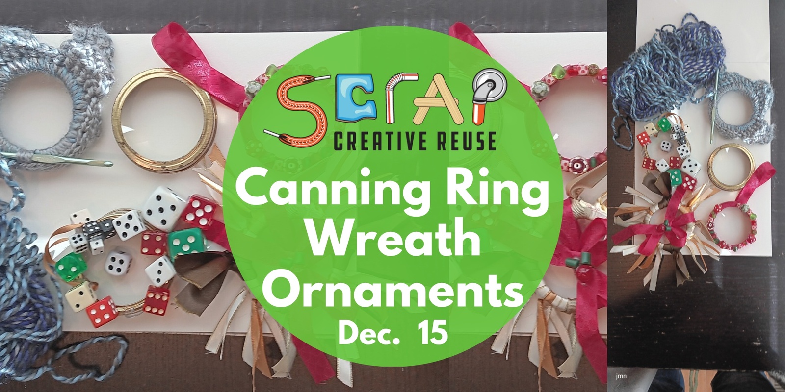 Banner image for Canning Ring Wreath Ornaments 12/15