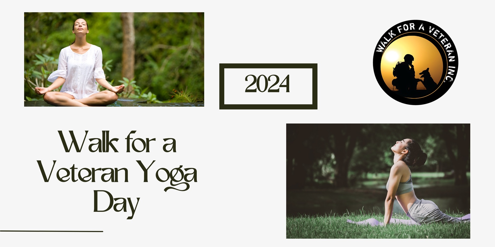 Banner image for Veterans' Health Week 2024 - Walk for a Veteran Inc Yoga Session