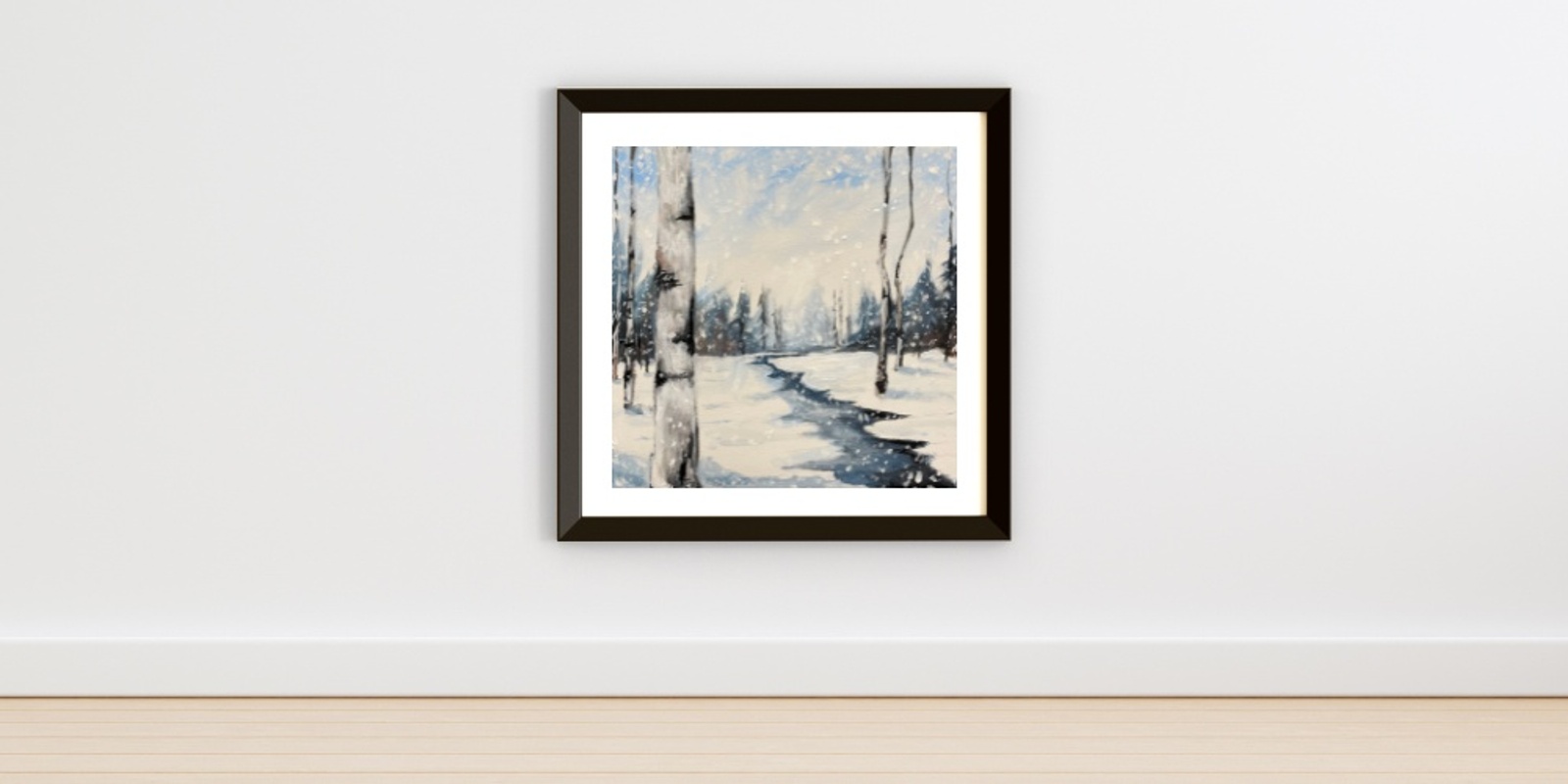 Banner image for Create and Learn Acrylic Painting: Winter Woods and Snow