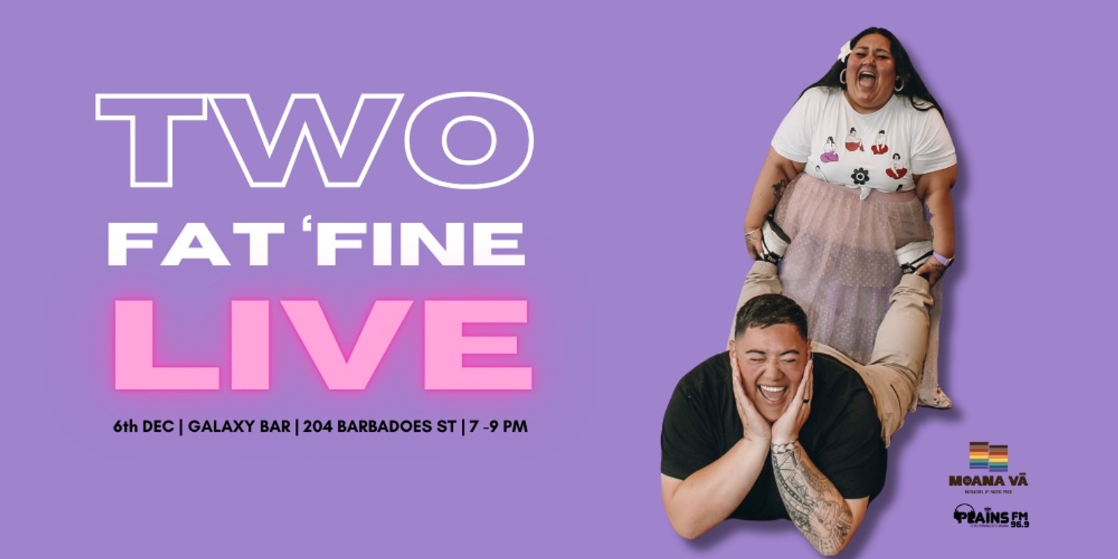 Banner image for Two Fat 'Fine Live