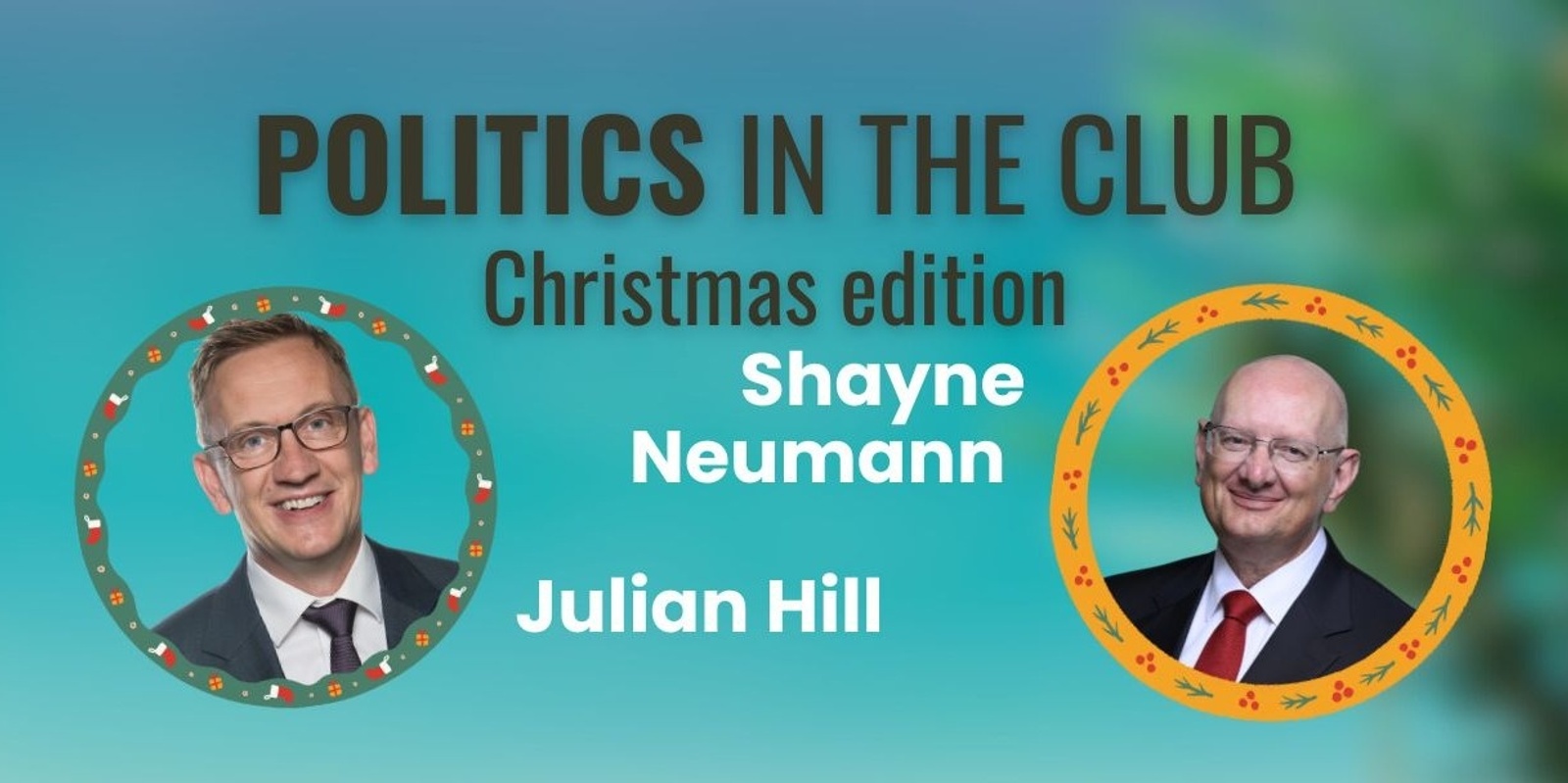 Banner image for Politics in the Pub - Christmas Edition