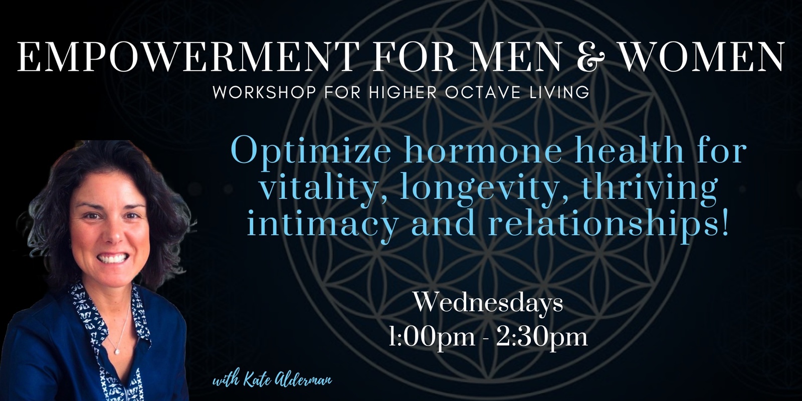 Banner image for Optimize Hormone Health for Vitality, Longevity, Thriving Intimacy & Relationships!