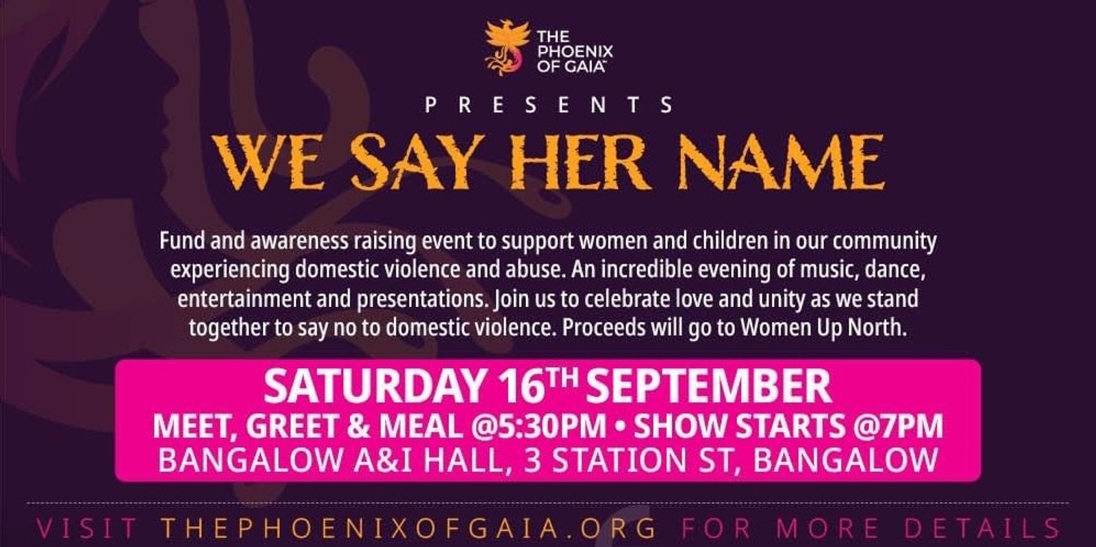 Banner image for We Say Her Name