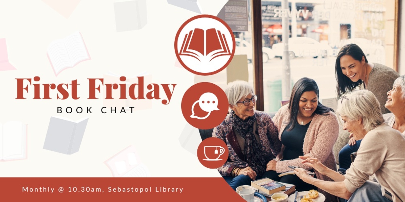 Banner image for First Friday Book Chat