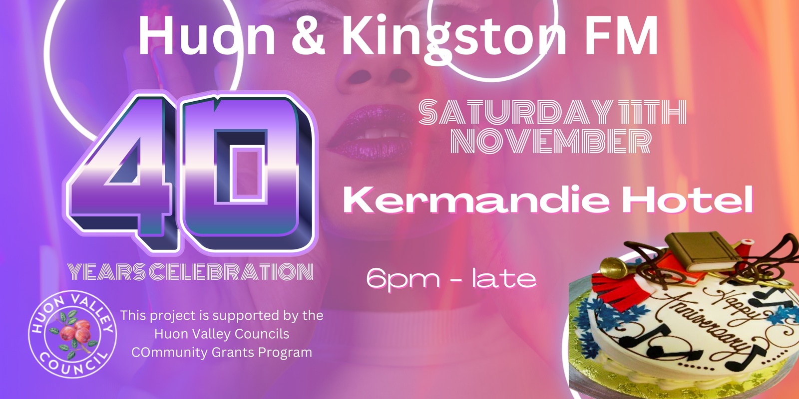 Banner image for 40th Anniversary Huon & Kingston FM  Kermandie Finale 
