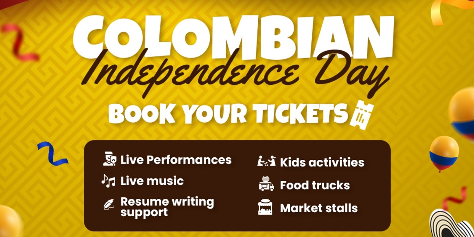 Banner image for Colombian Independence Day Celebration