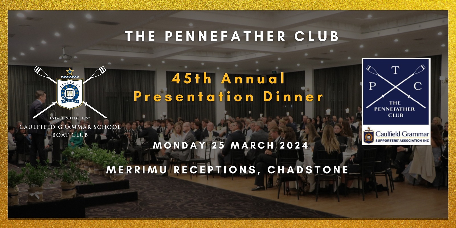 Banner image for The Pennefather Club - Presentation Dinner