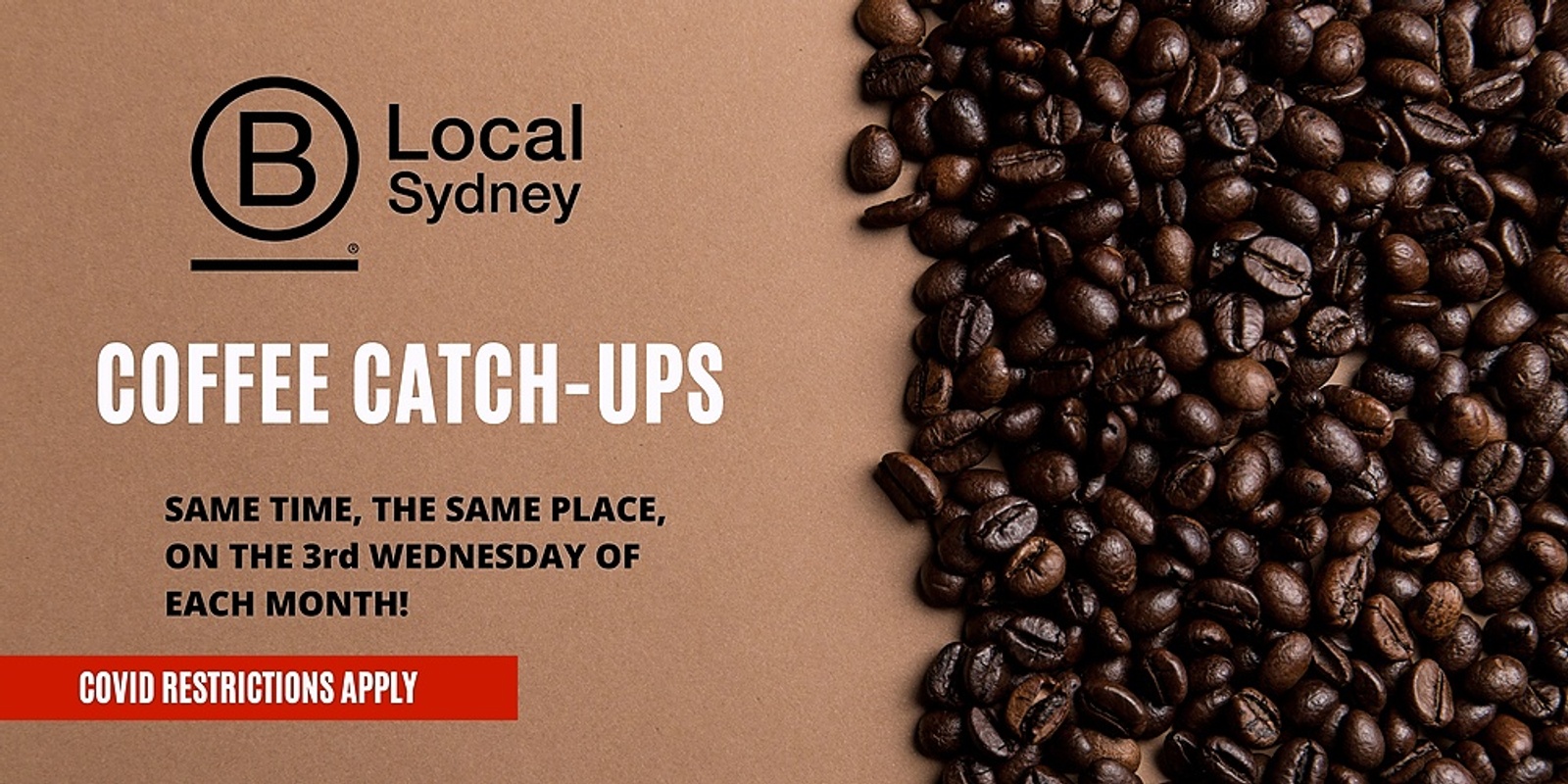 Banner image for  B Local Sydney Coffee Catch Up - May 2022
