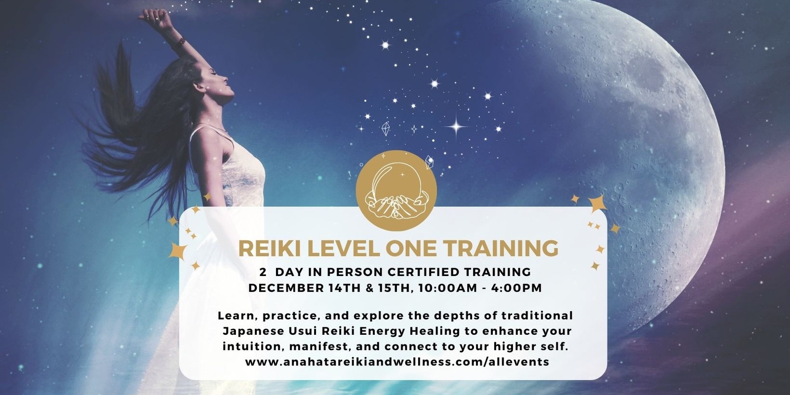 Banner image for Reiki Level One Training | Shoden | Awaken Your Intuition