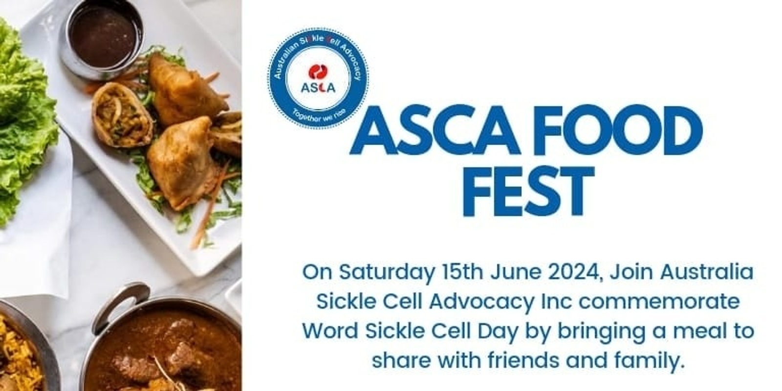 Banner image for World Sickle Cell Day 2024 FOOD FEST - Health and nutrition in SCD
