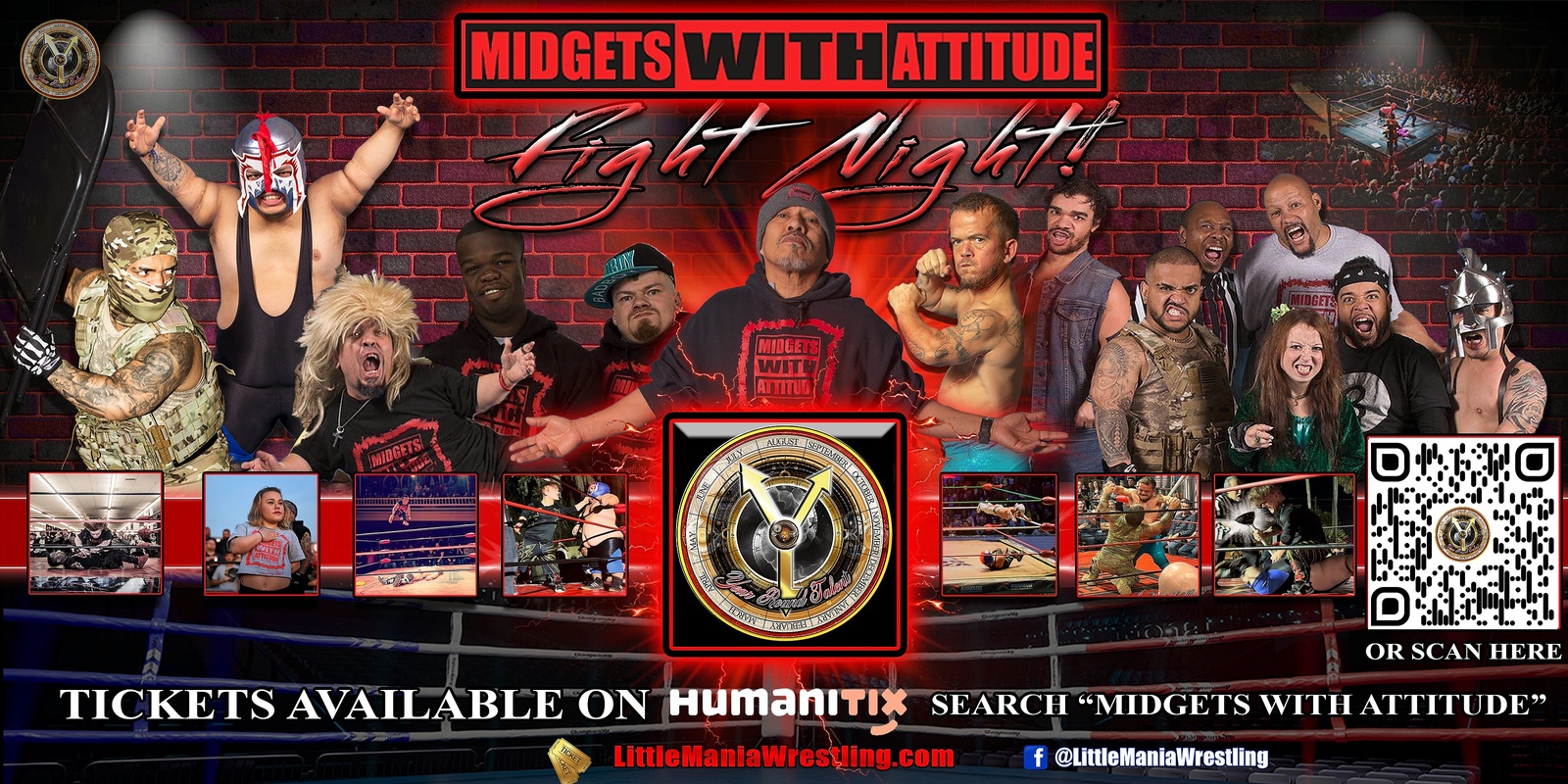 Banner image for Greer, SC - Midgets With Attitude: Fight Night @ Tipsy Cow! - Ages 21+