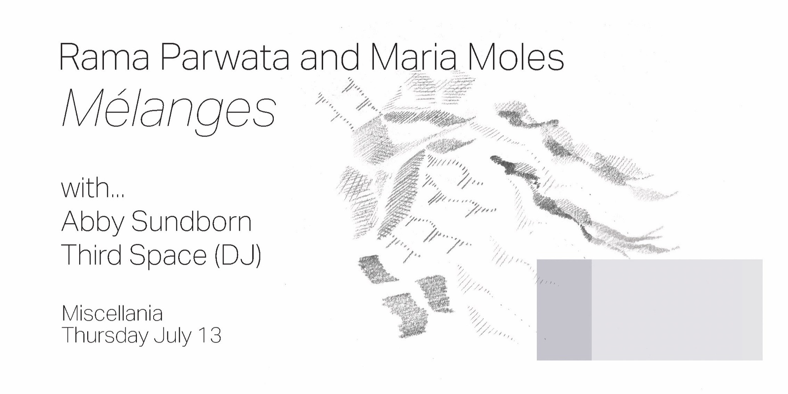 Banner image for Nice Setting Presents: Rama Parwata and Maria Moles