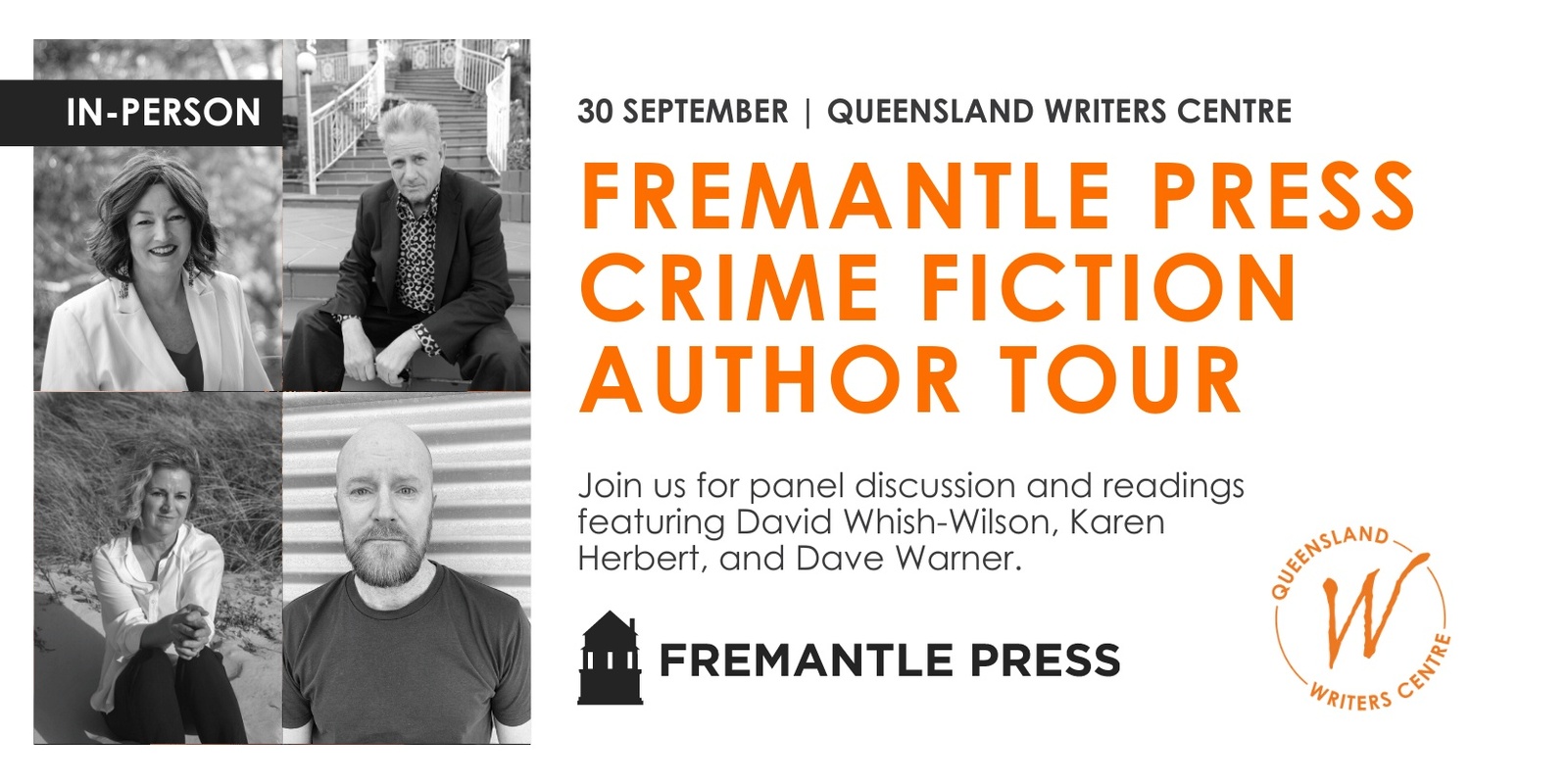 Banner image for Fremantle Press Crime Fiction Author Tour