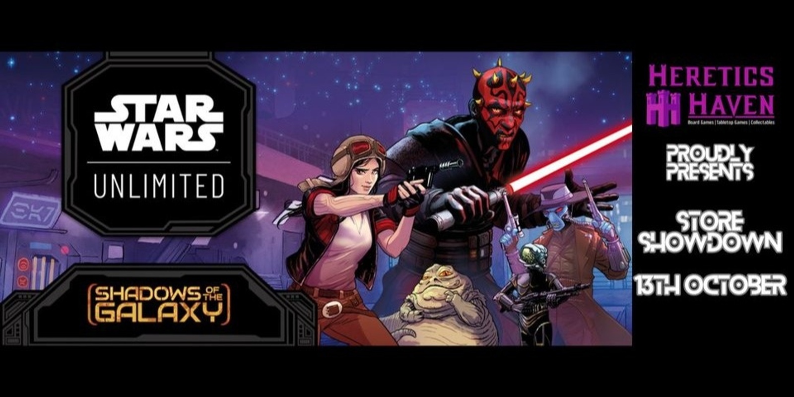 Banner image for Heretics Haven - Star Wars Unlimited Store Showdown 2024