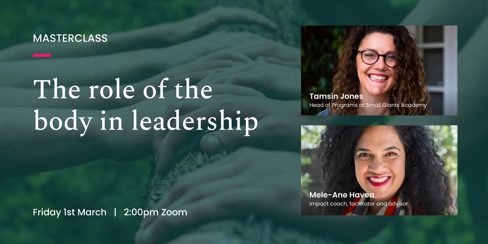 Banner image for The Role of the Body in Leadership