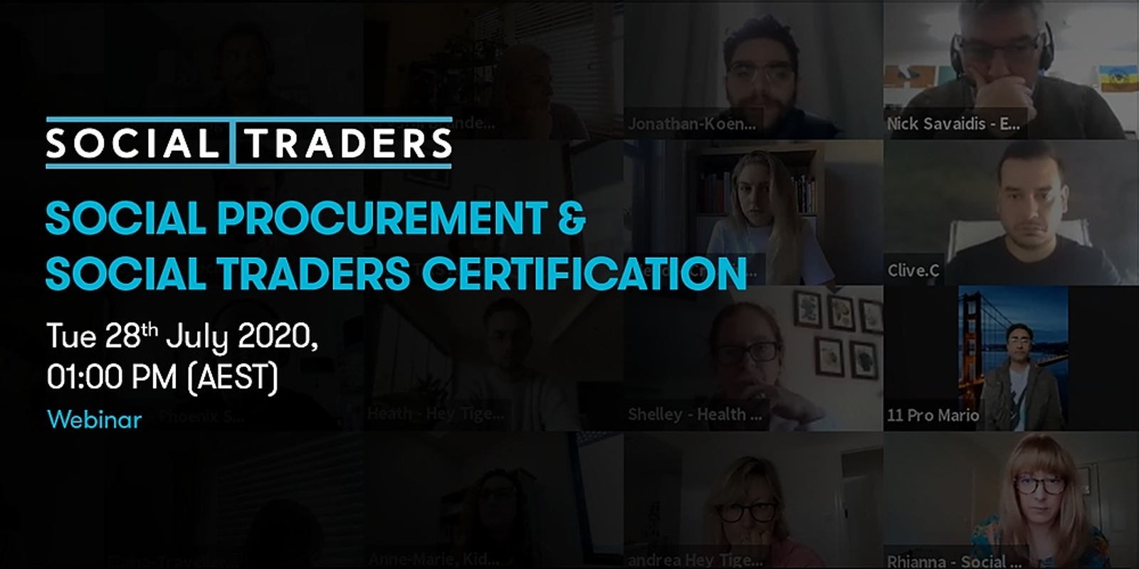 Banner image for Social Procurement & Social Traders Certification - 28th July 2020