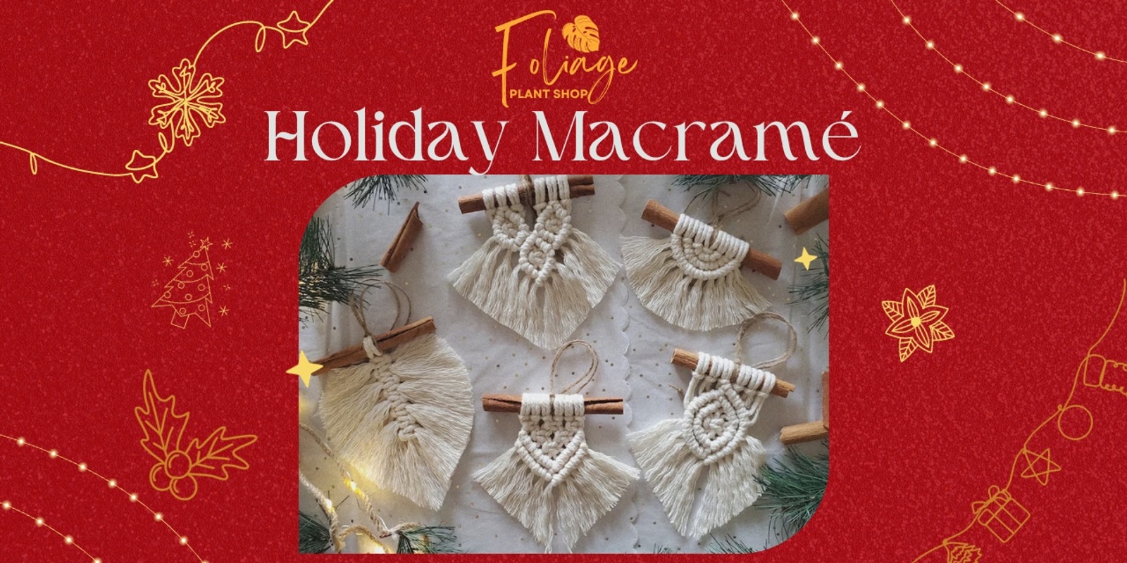 Banner image for Holiday Macramé Workshop