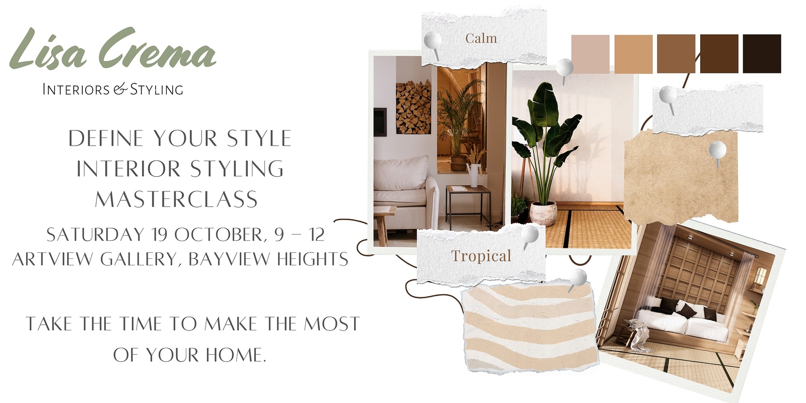 Banner image for Interior Styling Workshop - Define Your Style